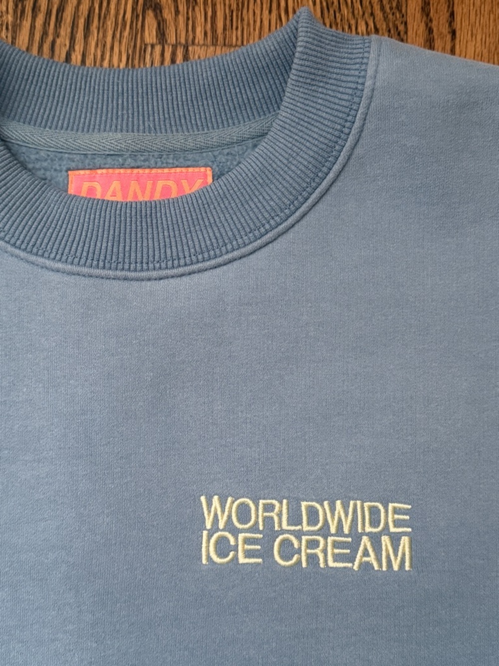 Worldwide Ice Cream Women's Crewneck Sweatshirt - Dusty Blue - Picture 2 of 5